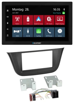 Blaupunkt MP3 Bluetooth DAB 2DIN USB Autoradio für Iveco Daily (ab 2014) - Bild 1 von 4
