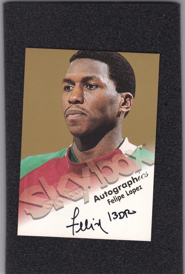 1999 Skybox Autographics Felipe Lopez auto - Image 1 of 1