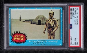 1977 Topps Star Wars C-3PO Artoo-Detoo is Missing! #18 PSA 8 0nr3 - Picture 1 of 3