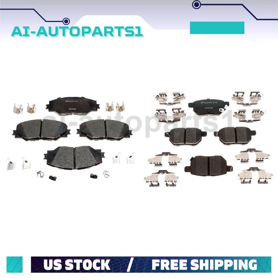 Kit pastillas freno delantero trasero Toyota Matrix 2009 2010 2011 2012 2013 Foto 1 de 4