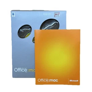 MS Office Mac OS X V.x Software 2001 Upgrade Product Key Original Box VGC L@@K - Picture 1 of 14
