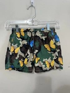 MC2 Saint Barth Camo Butterflies All Over Print Boy’s Light Swimshorts Size 8 - Picture 1 of 12