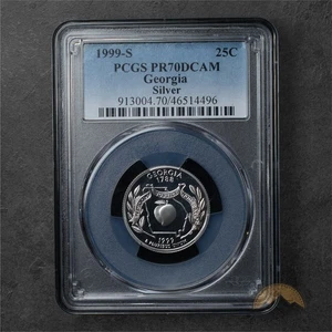 Cuarto de galón de plata Georgia Silver State 1999-S 1999-S - PGCS PR70 DCAM - San Francisco - Imagen 1 de 2