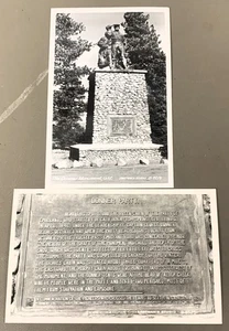 # T5793    DONNER PASS,  CA.  REAL PHOTOS   POSTCARD LOT,   2  DIF. CARDS - Picture 1 of 2