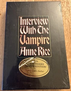 Anne Rice Signed 20th Anniv Limited Interview with the Vampire Hardcover SEALED! - Picture 1 of 6