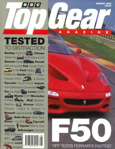 UK BBC Top Gear Magazine Issue #23, Ferrari F50, Jaguar XJS, Nissan, Aug 1995 - Picture 1 of 3