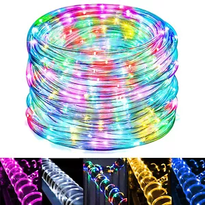 LED Rope Lights Battery Operated String Light 5M 50 LEDs Waterproof Fairy Lights - Picture 1 of 17