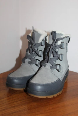 BOTAS DE NIEVE SOREL TIVOLI IV MUJER GAMUZA IMPERMEABLES GRIS TALLA 6 US (37 EU) Foto 1 de 4