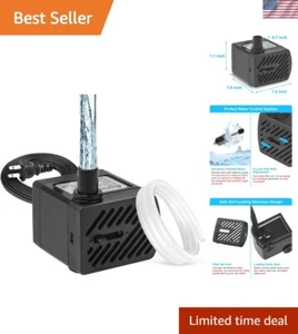 50GPH 3W kleine Tauchpumpe Wasserpumpe Mini Springbrunnenpumpe ultra leise für Aquariu - Bild 1 von 9