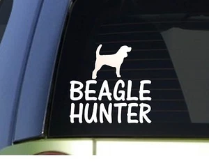 Beagle hunter *H902* 6 inch Sticker decal rabbit hunting dog box - Picture 1 of 1