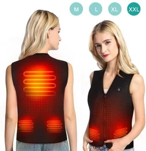 Unisex USB Beheizbare Heizjacke Weste Heizweste Beheizte Wärmeweste Winter M-3XL - Bild 1 von 5