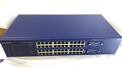 Netgear FS750NA -  48-Port Switch - 2 Gig Slots - New, Open Box - Image 1 of 4