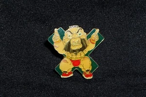Vintage 90's Capcom Official Street Fighter II Alpha Zero Pin Zangief - Picture 1 of 2