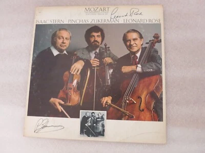Divertimento In E-flat For String Trio, K. 563 Vinyl SIGNED BY ZUKERMAN & ROSE - Image 1 of 4