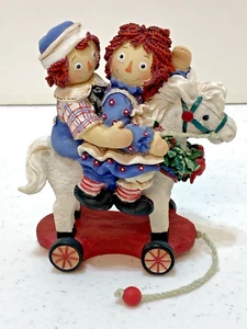 Enesco Raggedy Ann & Andy The More Fun We Give Each Other Hobby Horse 597414 - Picture 1 of 12