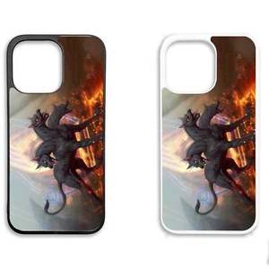Printed Silicone Clip Mobile Phone Case Cover For iPhone Mythical Creatures Cool - Picture 1 of 6