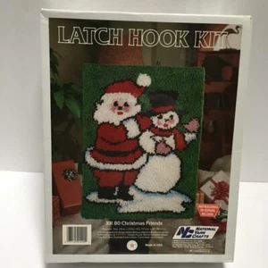Kit de gancho de cierre National Yarn Crafts Christmas Friends #XR80 1988 - Imagen 1 de 6