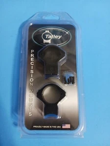 Talley Precision Lightweight Scope Mounts, Scope Rings 1", Matte Black Open Box - Picture 1 of 5