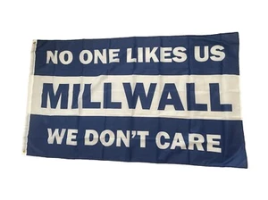 *BRAND NEW* Millwall FC Flag 5ft by 3ft - Shirt Scarf Badge Poster Stickers Hat - Picture 1 of 1