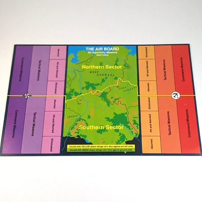 1989 TSR Red Storm Rising Replacement Air Board ONLY Pieces Parts EUC - Image 1 of 4