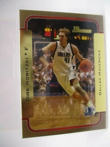 2003-04 Bowman Gold #20 Dirk Nowitzki MAVERICKS - Picture 1 of 2