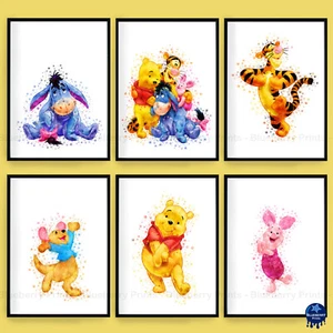 Winnie the Pooh Disney Childrens Bedroom Wall Art Poster Print Picture A5 A4 A3 - Picture 1 of 7