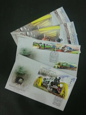 [SJ] Malaysia Public Transport Train In Sabah 2015 Locomotive Railway (FDC pair) - Image 1 of 4