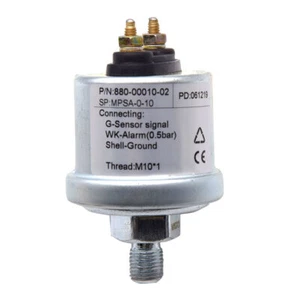 Engine Oil Pressure Sensor Gauge Sender Unit M10X1 0-10Bar for Digital Gauge - Picture 1 of 9