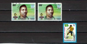 PELE'' # 10- {2} REP. CHAD.- ARGENTINA CAMPEONATO MUNDIAL 1978 NH - Picture 1 of 1