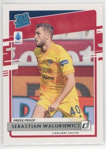 SEBASTIAN WALUKIEWICZ 2020-21 CHRONICLES PRESS PROOF DONRUSS RATED ROOKIE #6 QTY