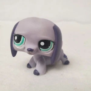 LPS Purple Daschund Dog With Green Eyes 2006 - Picture 1 of 5