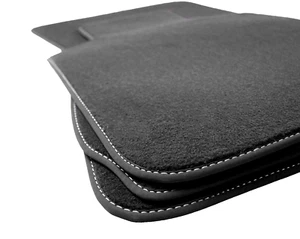 Alfombrillas a juego para BMW 3 E30 Cabrio Premium terciopelo antracita OB/SW-Slb - Imagen 1 de 3