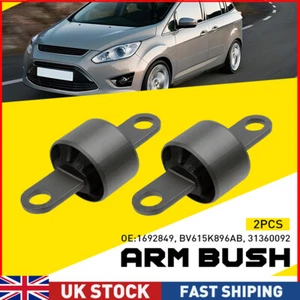 2Pcs Rear Trailing Arm Bush Axle Left&Right Fits Ford Grand C-Max Focus Kuga Uk - Picture 1 of 9