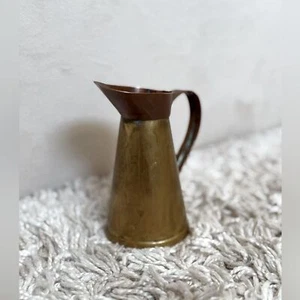 MINI jarra de cobre hecha a mano vintage primitiva granja campo cocina decoración - Imagen 1 de 8