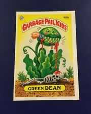 1986 Topps Garbage Pail Kids # 105b GREEN DEAN ...... Series 3 GPK NM-MINT 