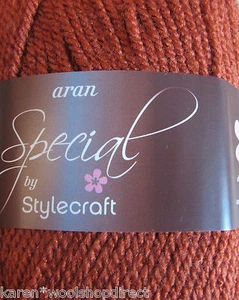 100g BALLS STYLECRAFT SPECIAL ARAN 100% ACRYLIC KNITTING WOOL/YARN 60 SHADES - Picture 1 of 55