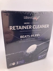Retainer Cleanser Tablets Invisalign Cleaner, 180 Counts Remove Odors Discolorat - Picture 1 of 5