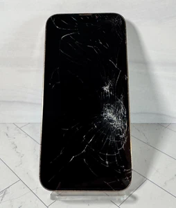 Apple iPhone 13 Pro 128GB Gold Unlocked Cracked Screen + Back #33 - Afbeelding 1 van 10