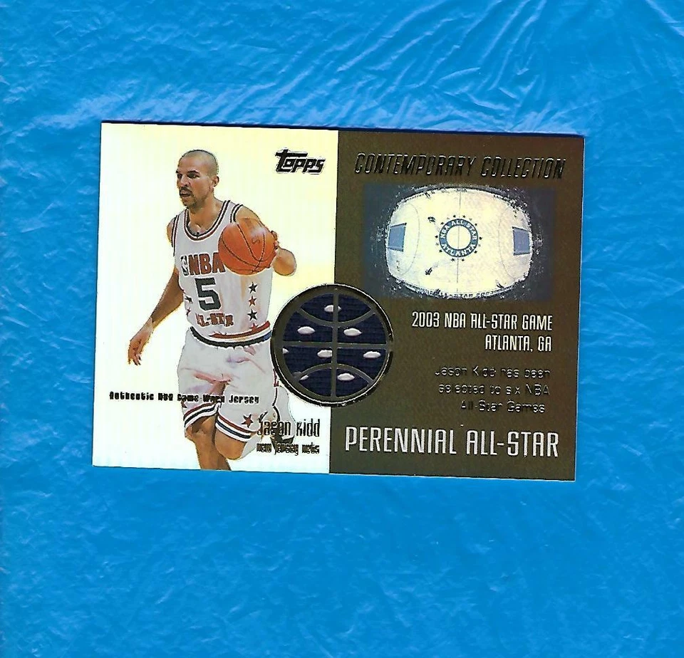 JASON KIDD 2003-04 TOPPS CONTEMPORARY COLLECTION PERENNIAL ALL STAR GU JERS #/# - Image 1 of 1