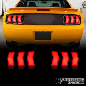Smoked LED Tinted Tail Lights For Ford Mustang 2005-2008 2009 W/Amber Sequential - Bild 1 von 18