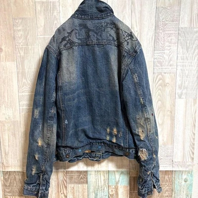 Ezra Fitch Abercrombie & Fitch Denim Jacket G-Jacket M Size Mens Rare Japan Good - Image 1 of 4