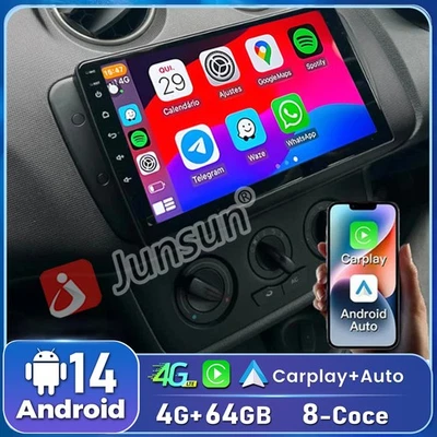 DAB+ 4G+64G CarPlay Android 14 Für Seat Ibiza 6j 2009-2013 Autoradio GPS Navi - Bild 1 von 4