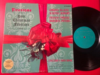 Firestone Presents Your Favorite Christmas Carols Volume 3 LP Stereo Holiday VG - Image 1 of 4