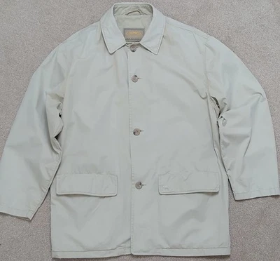 Camel Collection Mens Trench Coat Mac Stone Buttoned Lightweight Summer Lined - Image 1 of 4