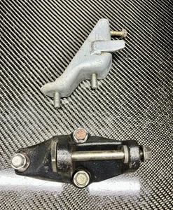 90-93 Acura Integra Alternator Bracket Set Upper Lower Mount B18A1 OEM - Picture 1 of 6