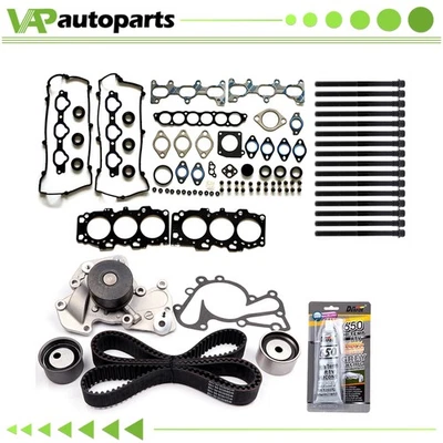 头垫圈螺栓套装定时皮带套件水泵 05-09 适合现代图森 2.7L — 第 1/4 张图片