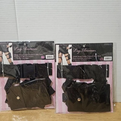 Lote 2 NOVO Cinto Utilitário Feminino Multi Alça Bolso de Liga Fantasia Impertinente Cosplay - Imagem 1 de 3