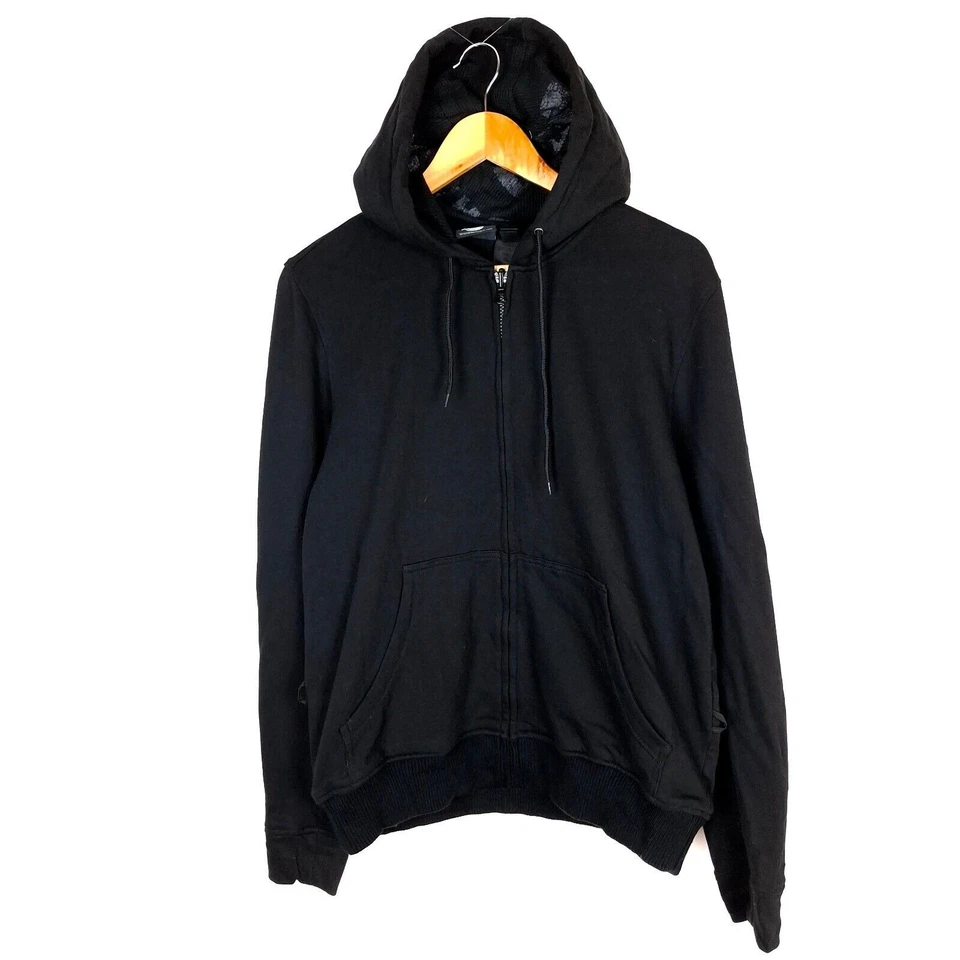 Pull homme HARLEY DAVIDSON taille L fermeture éclair intégrale noir poches... - Photo 1/4