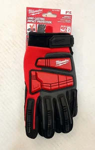 NWT - Milwaukee Demolition Impact Wrecking Gloves Black/Red, Large, 48-73-8552 - Picture 1 of 10