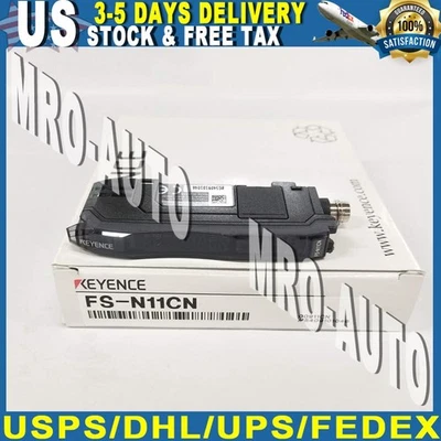 KEYENCE FS-N11CN Fiber Optic Sensor NEW - Image 1 of 2